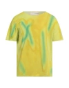 Isabel Benenato Man T-shirt Lime Green Size L Cotton In Green