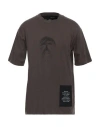 Isabel Benenato Man T-shirt Military Green Size M Cotton