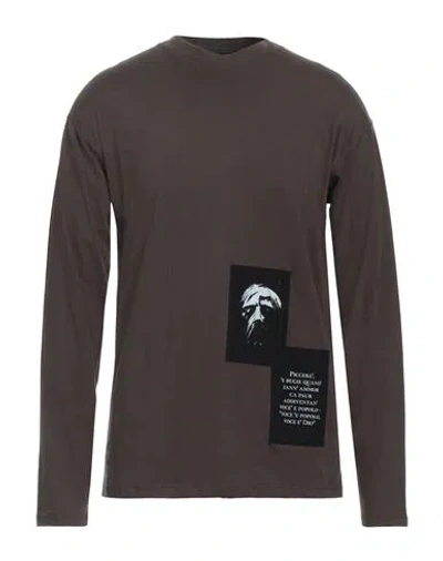 Isabel Benenato Man T-shirt Military Green Size M Cotton