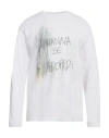 Isabel Benenato Man T-shirt White Size L Cotton In White