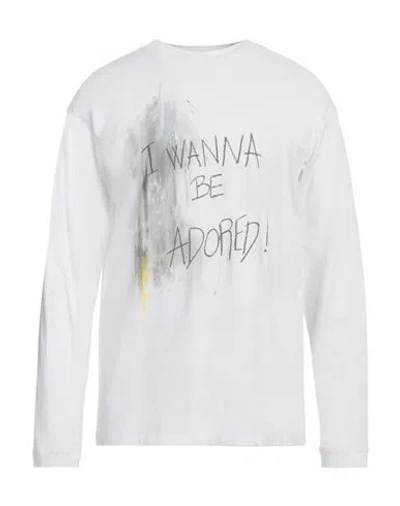 Isabel Benenato Man T-shirt White Size L Cotton