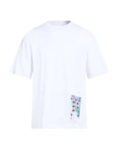 Isabel Benenato Man T-shirt White Size M Cotton
