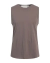 Isabel Benenato Man Tank Top Lead Size M Cotton In Grey