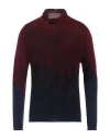 Isabel Benenato Man Turtleneck Burgundy Size L Virgin Wool In Red