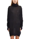 Isabel Benenato Mohair And Silk Turtleneck Dress