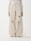 Isabel Benenato Pants  Woman Color Beige