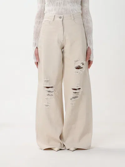 Isabel Benenato Pants  Woman Color Beige