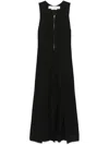 Isabel Benenato Sleeveless Coat In Black