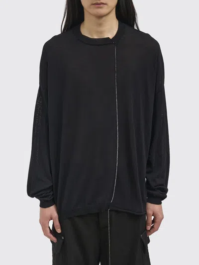 Isabel Benenato Cotton Crew Neck Sweater In Black