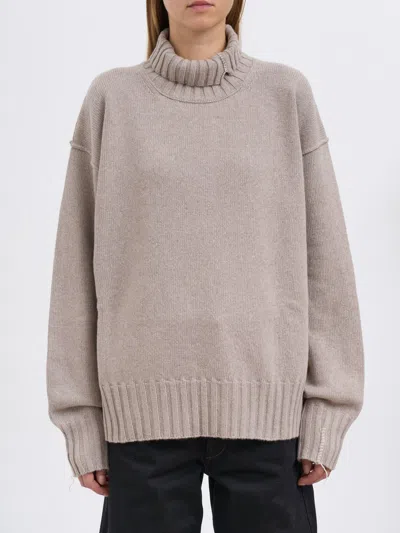 Isabel Benenato Sweater  Woman Color Grey In Brown