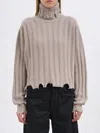 Isabel Benenato Sweater  Woman Color Grey In Neutral