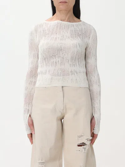 Isabel Benenato Sweater  Woman Color White