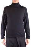 Isabel Benenato Black Wool And Cashmere Blend Sweater In Black