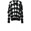 Isabel Benenato Open-knit Sweater In Black