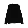 Isabel Benenato Asymmetric Sweater In Black