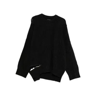 Isabel Benenato Sweaters In Black
