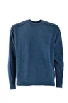 Isabel Benenato Petroleum Knit Sweater In Petroleum