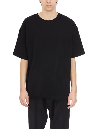 Isabel Benenato T-shirt In Cotone In Black