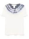 Isabel Benenato Tie-dye T-shirt In Neutrals