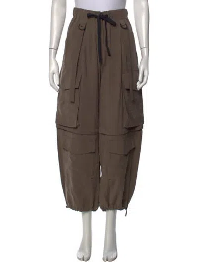 Pre-owned Isabel Benenato Wide Leg Pants W/ Tags In Brown