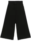 Isabel Benenato Wide-leg Trousers In Black