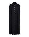 Isabel Benenato Woman Cape Black Size 6 Virgin Wool