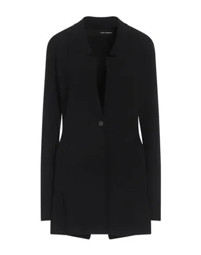 Isabel Benenato Woman Cardigan Black Size 10 Viscose, Polyester
