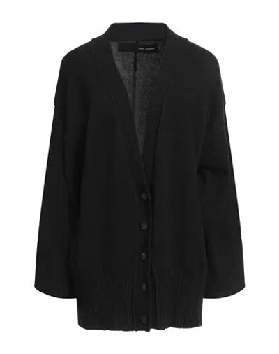 Isabel Benenato Woman Cardigan Black Size M Cashmere