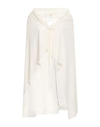 Isabel Benenato Woman Cardigan Cream Size L Linen, Cotton In White