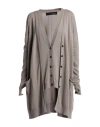 Isabel Benenato Woman Cardigan Dark Brown Size 4 Cashmere