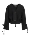 Isabel Benenato Woman Denim Outerwear Black Size 8 Cotton In Black