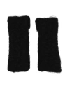 Isabel Benenato Woman Gloves Black Size Onesize Alpaca Wool, Polyamide, Wool