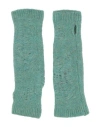Isabel Benenato Woman Gloves Light Green Size Onesize Cashmere, Wool