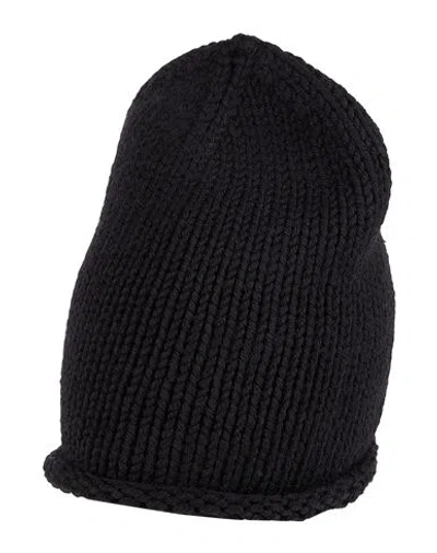 Isabel Benenato Woman Hat Black Size Onesize Virgin Wool