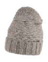 Isabel Benenato Woman Hat Grey Size Onesize Cashmere, Wool