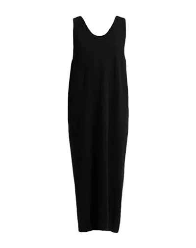 Isabel Benenato Woman Maxi Dress Black Size 4 Cashmere