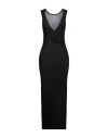 Isabel Benenato Woman Maxi Dress Black Size 8 Viscose