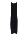 Isabel Benenato Woman Maxi Dress Black Size 8 Viscose, Polyester