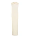 Isabel Benenato Woman Maxi Dress Cream Size 4 Viscose In White