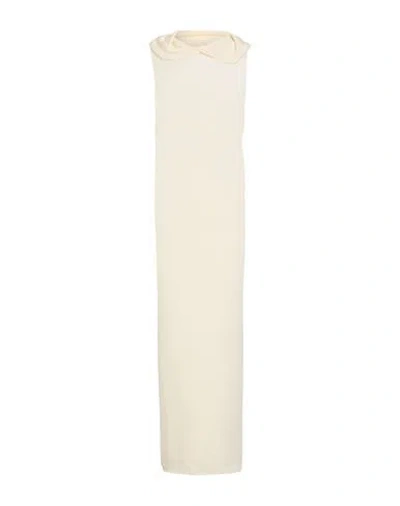 Isabel Benenato Woman Maxi Dress Cream Size 4 Viscose In White