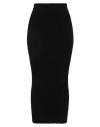 Isabel Benenato Woman Maxi Skirt Black Size 8 Viscose, Polyester In Black