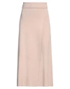 Isabel Benenato Woman Maxi Skirt Blush Size 4 Viscose, Polyester In Pink