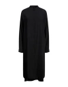Isabel Benenato Woman Midi Dress Black Size 6 Modal, Polyester