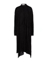 Isabel Benenato Woman Midi Dress Black Size M Viscose In Black