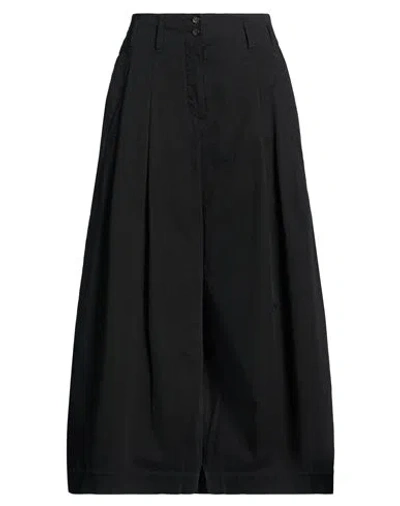 Isabel Benenato Woman Pants Black Size 4 Cotton