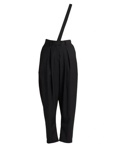 Isabel Benenato Woman Pants Black Size 4 Virgin Wool