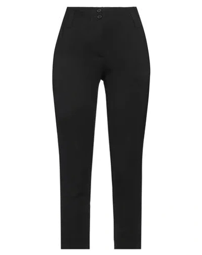 Isabel Benenato Woman Pants Black Size 4 Viscose, Elastane