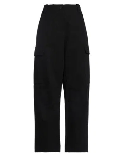 Isabel Benenato Woman Pants Black Size 8 Cotton, Polyamide