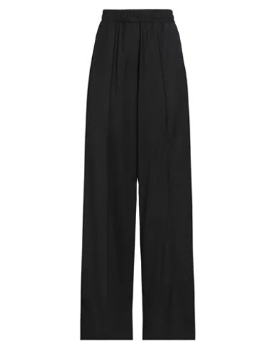 Isabel Benenato Woman Pants Black Size 8 Virgin Wool