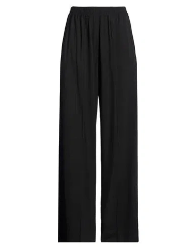 Isabel Benenato Woman Pants Black Size 8 Viscose, Elastane